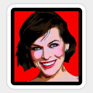 milla jovovich Sticker